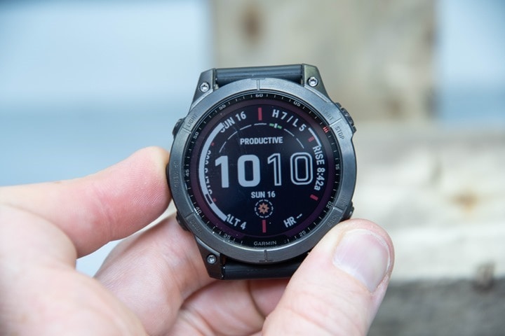 Best watch face for best sale fenix 6x