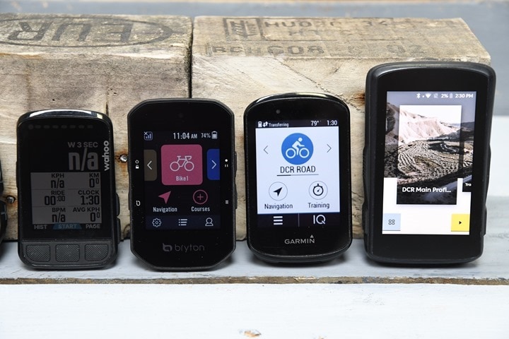 Bryton rider 530 store vs garmin edge 520