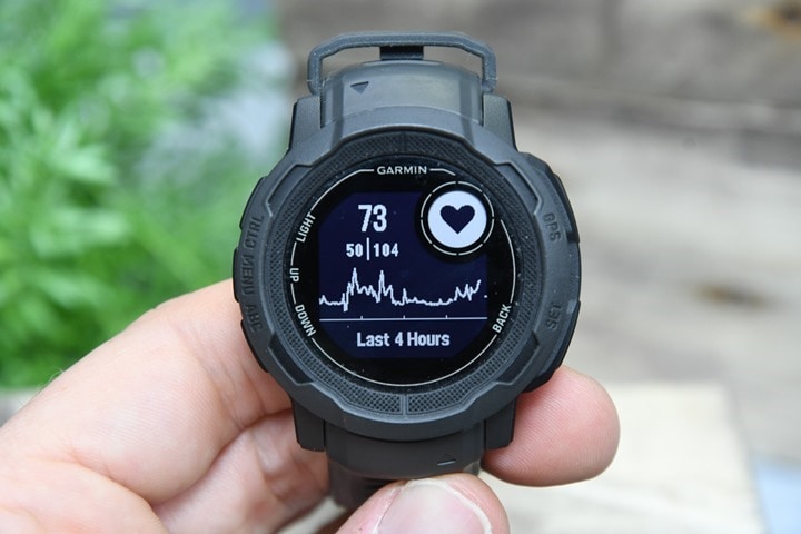 Garmin instinct best sale polar h10