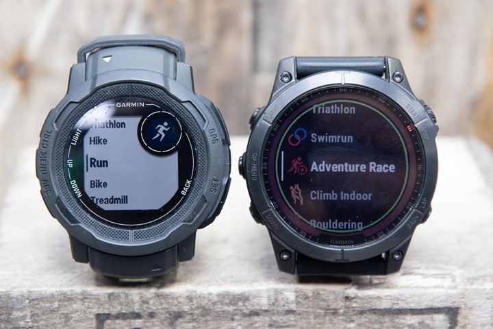 Garmin vivoactive 3 vs instinct sale