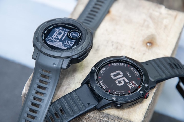 Garmin instinct clearance vs fenix 5