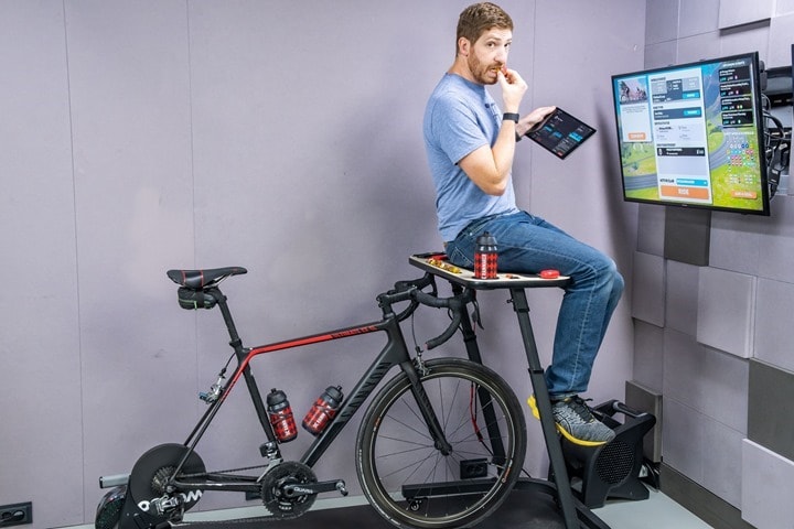 Cycling trainer online table