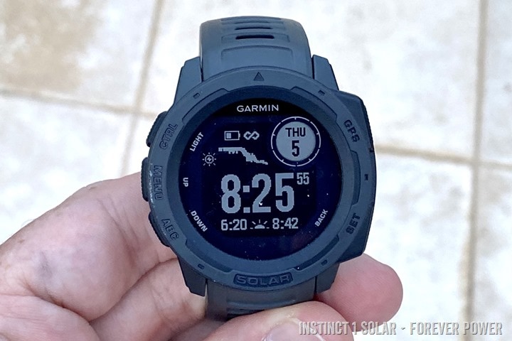  Garmin Instinct 2 Solar, GPS Outdoor Watch, Solar Charging  Capabilities, Multi-GNSS Support, Tracbak Routing, Tidal Blue