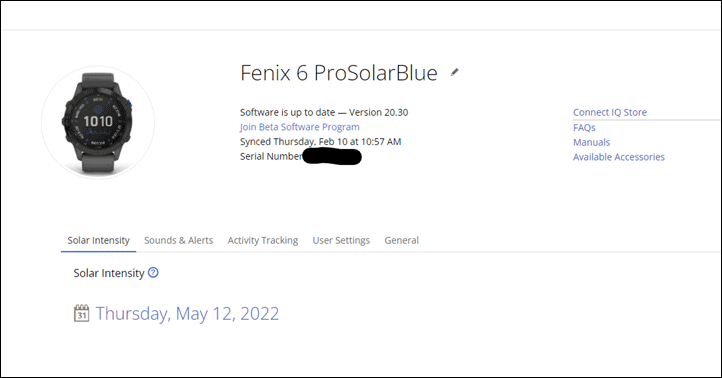 Latest fenix 6 cheap software