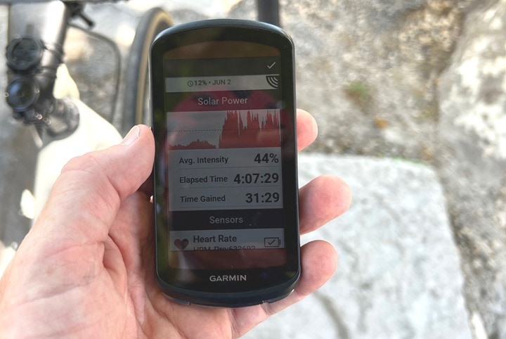 Garmin Edge 1040 Solar Claims up to 100 Hours of Battery Life