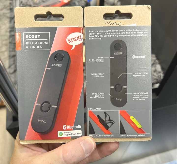 Knog Scout Balise GPS connectée pour iOS avec alarme 85 décibels