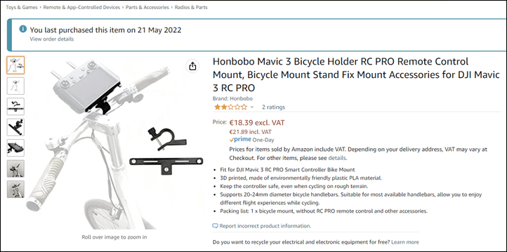 DJI Mini 3 Pro Accessories Tested: New Bike Mount for ActiveTrack