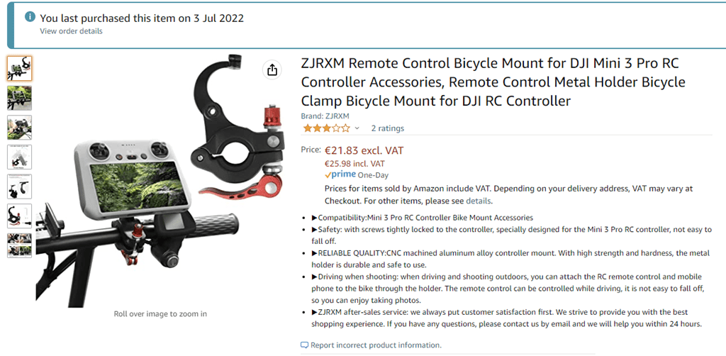 DJI Mini 3 Pro Accessories Tested: New Bike Mount for ActiveTrack