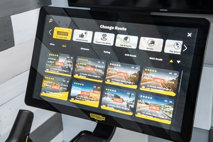 Technogym Ride: Smart bike with screen for home