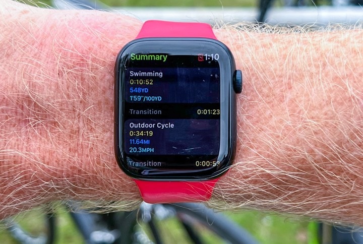 Tri Amsterdam Race Report Testing Apple Watch Triathlon Mode