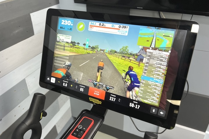 Technogym Ride: Smart bike with screen for home