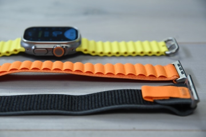 apple watch ultra alpine loop on a galaxy watch 4 classic. would look  amazing if it wasn't for those plastic clips in light orange. ocean band in  the mail lol. : r/GalaxyWatch