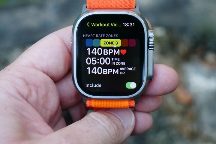 Apple watch outlet 4 interval running