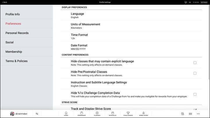 Peloton-Bike-Settings-Adjust-Configuration