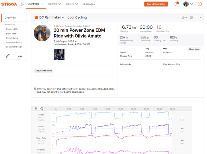 Peloton store bike strava