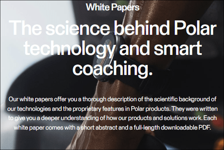 Polar white paper