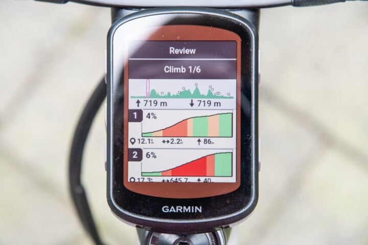 Garmin Edge 540 series cycling computers have button controls