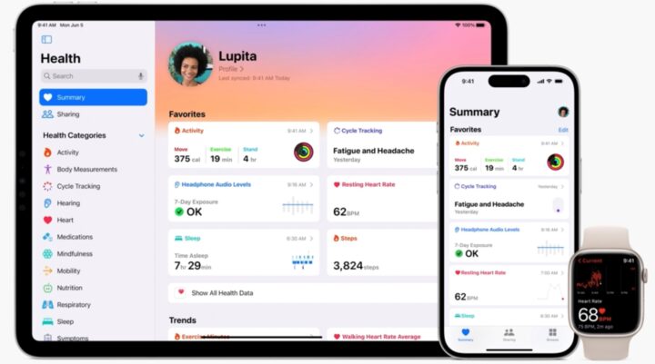 A try to redesign Apple's Health App