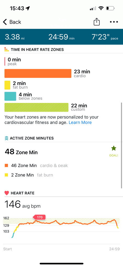 Peloton fitbit best sale heart rate