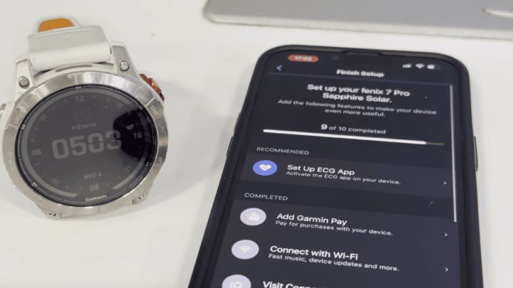 How to manually add blood pressure readings in Garmin Connect