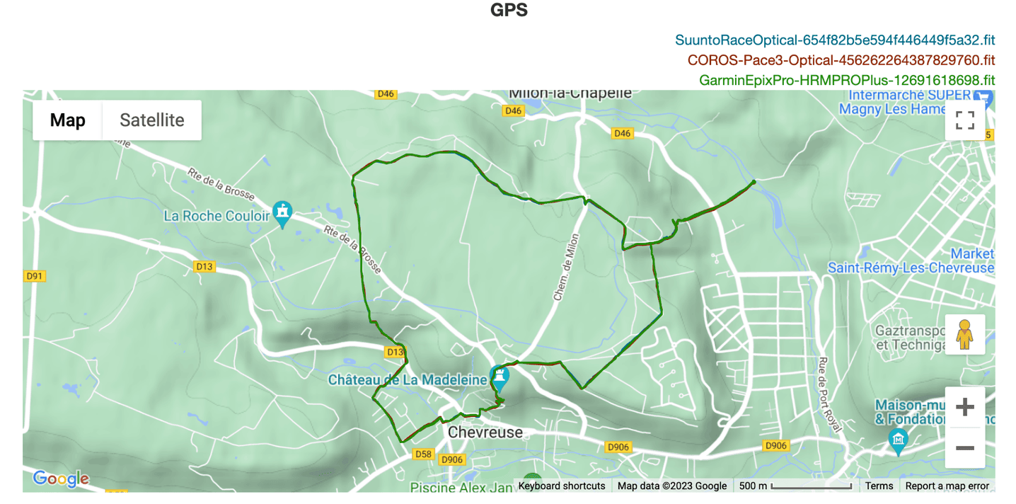 COROS pace3forestRun1