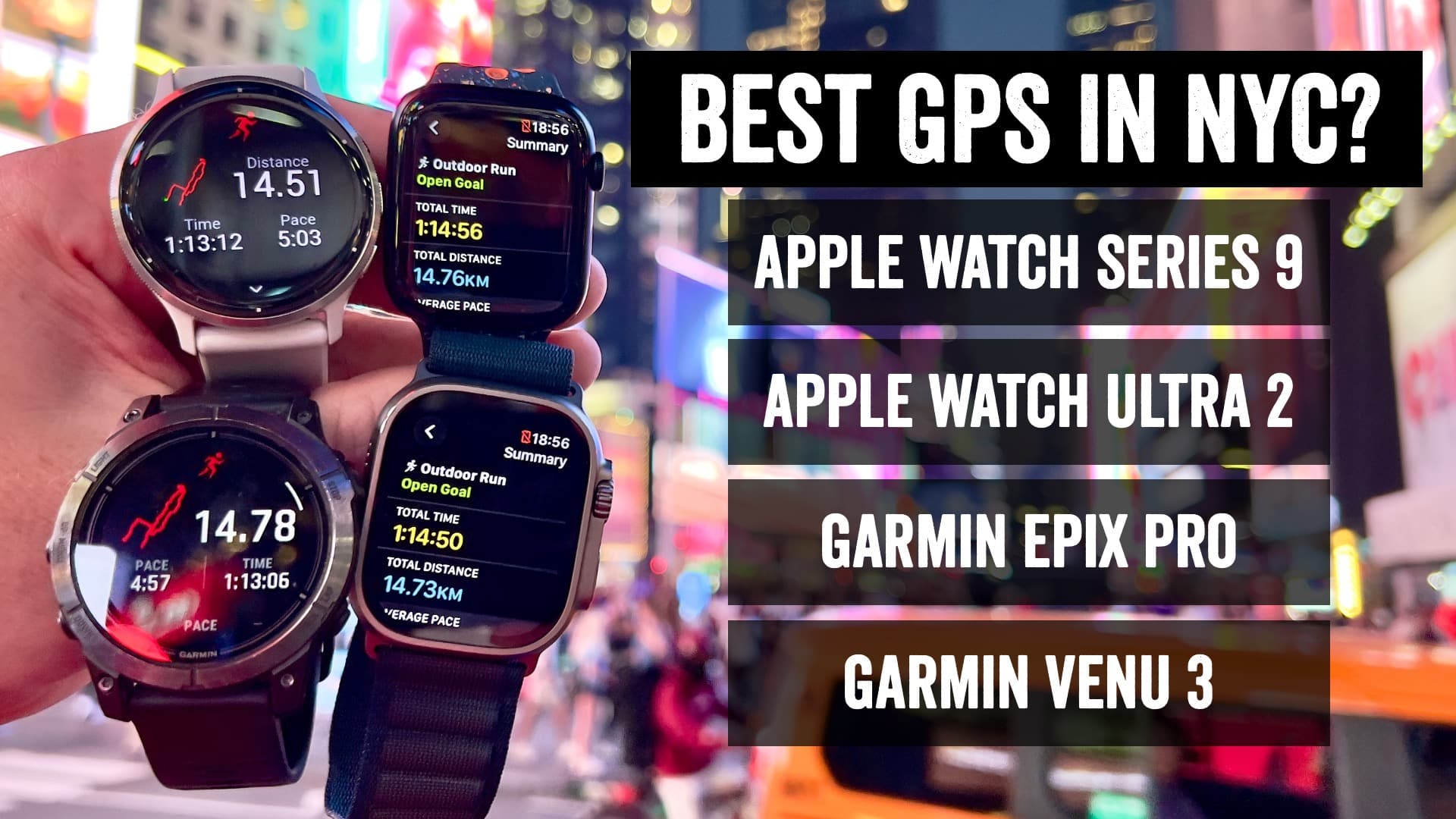 Apple Watch Ultra 2 vs Garmin Epix Pro: The NYC Test Gauntlet