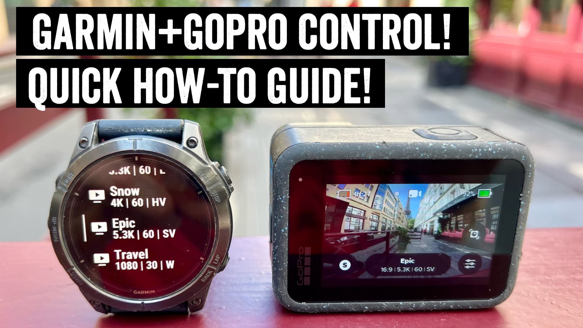 GoPro Camera Control Now Available on Garmin Watches | DC Rainmaker