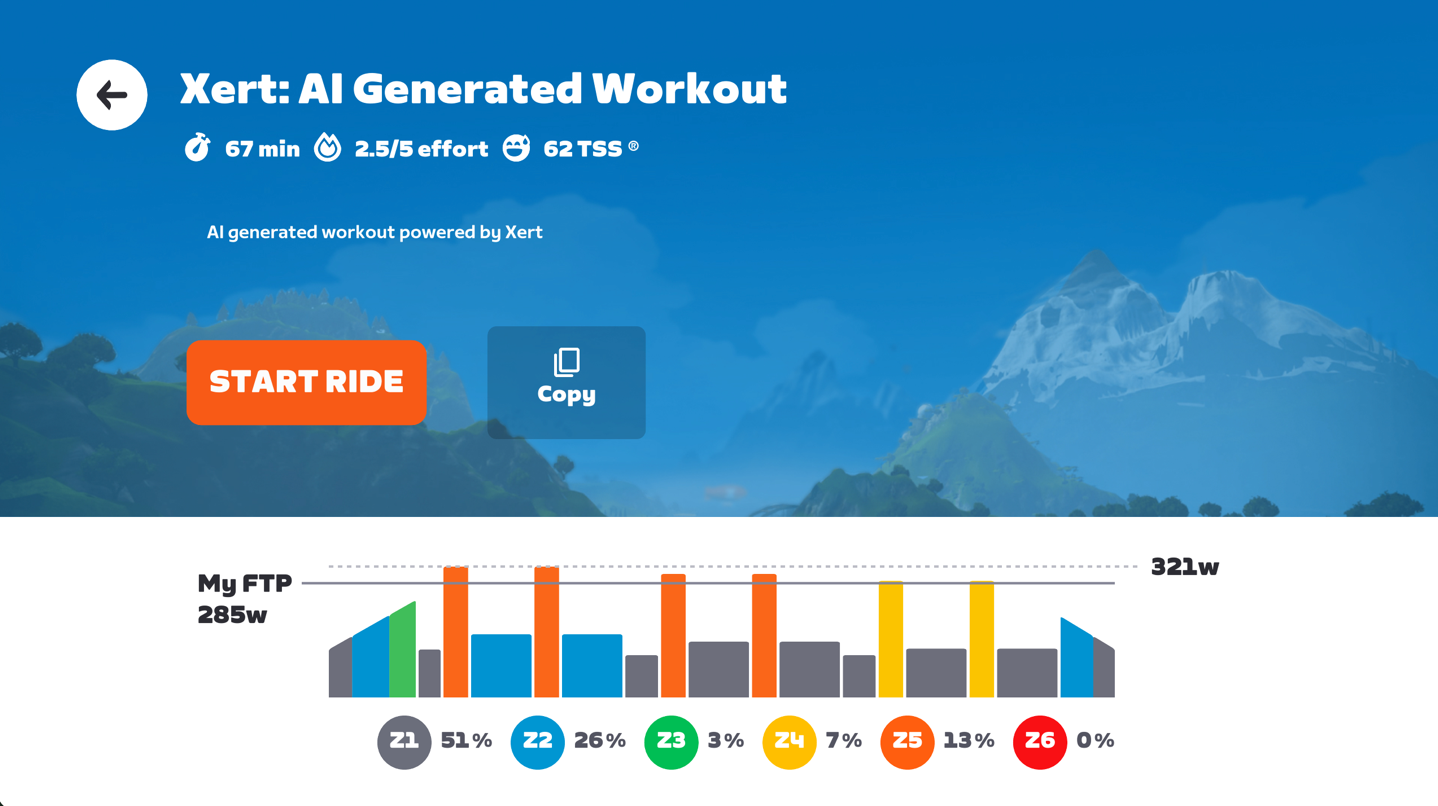 Xert Zwift5.