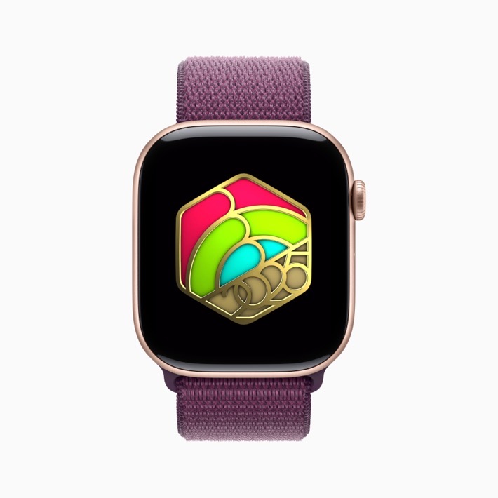 Apple Fitness Plus Activity Achievements Badge New Year.