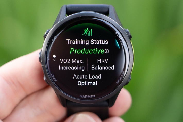 FR970 TrainingStatus.