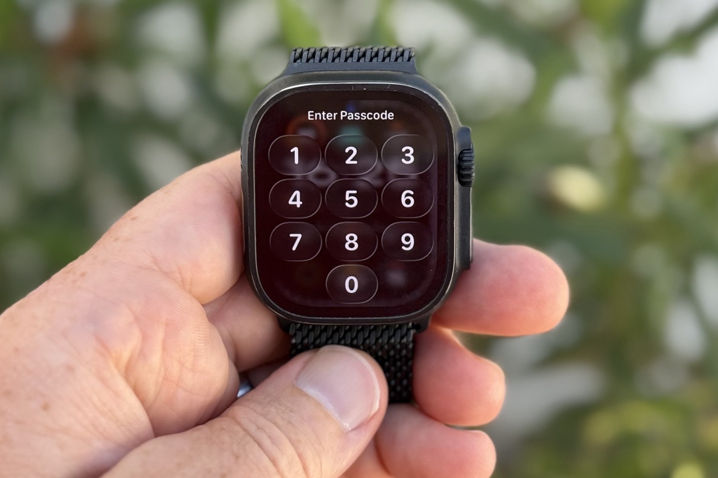 WatchOS26 PinCode.