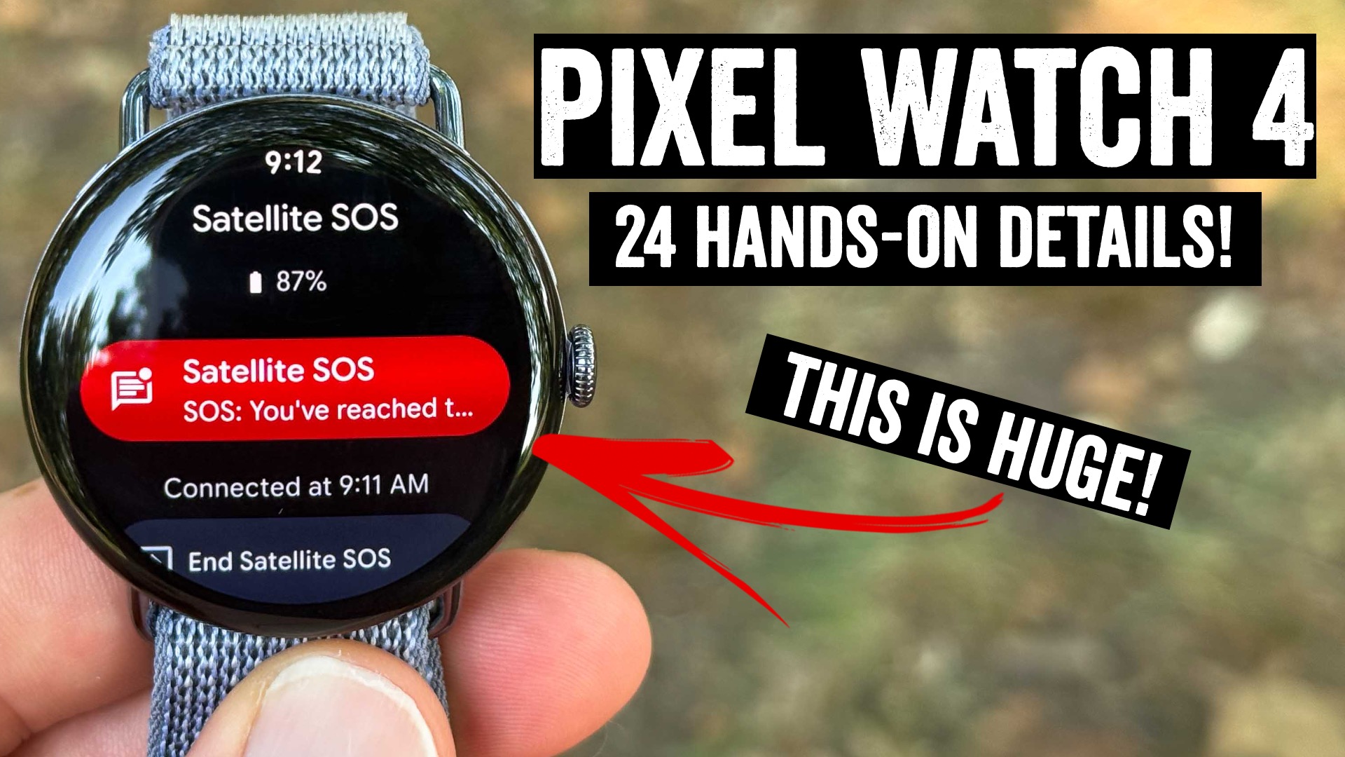 Pixel Watch 4 Launches with Satellite SOS: Hands-on!