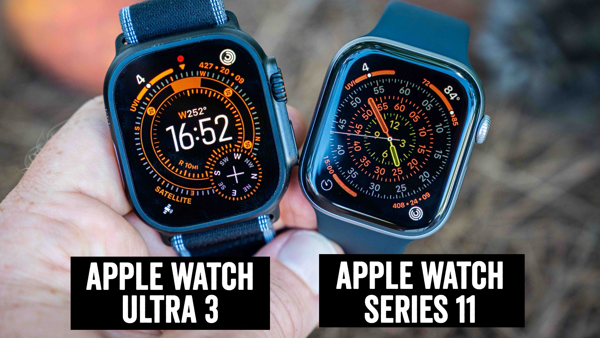 Apple Watch Ultra 3 vs Apple Watch Series 11: Every Difference Detailed