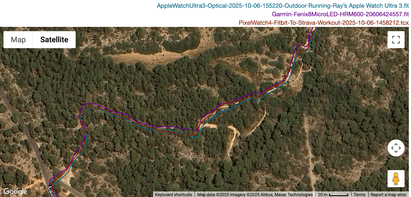 PixelData GPS TrailRun1.