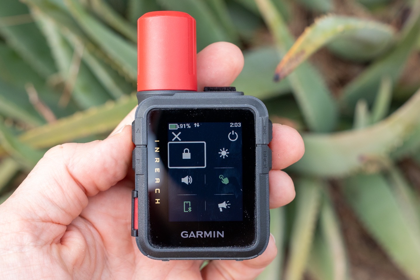 Garmin inReach ControlsMenu.