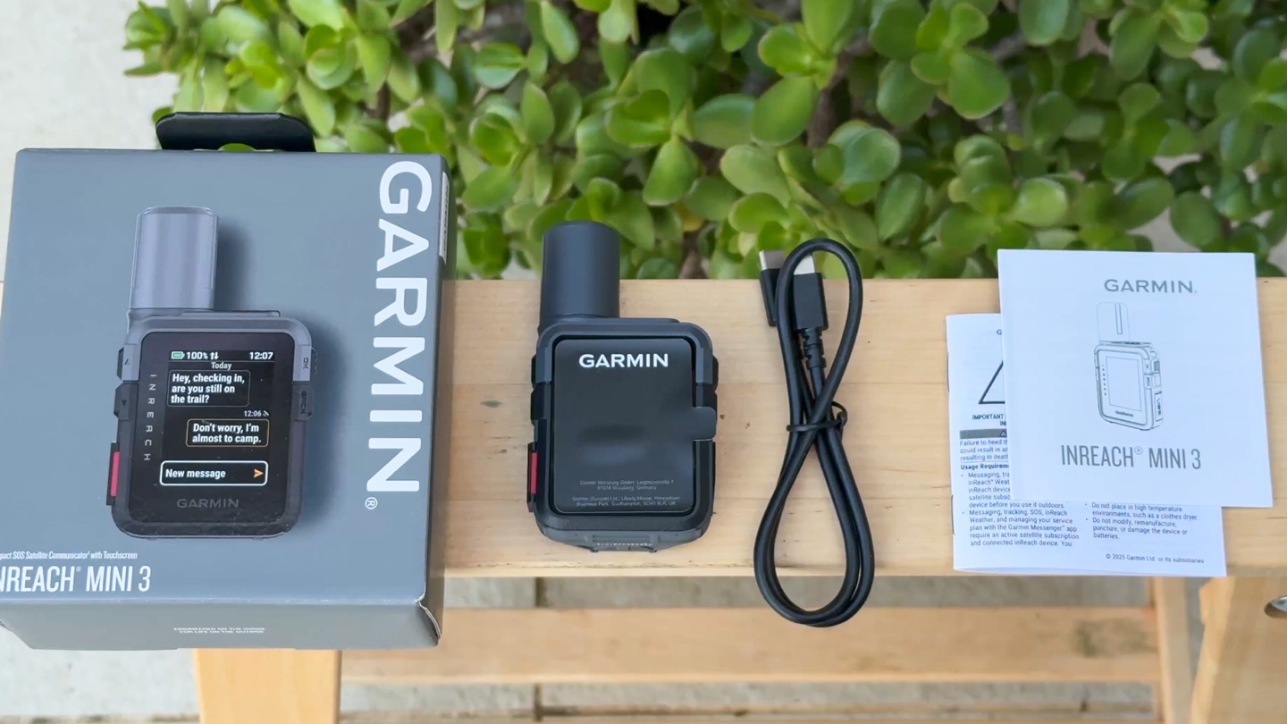 Garmin inReach Mini3 BaseUnBoxed.