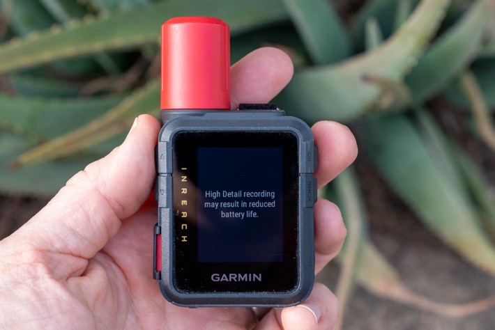 Garmin inReach Mini3 SettingHigh.