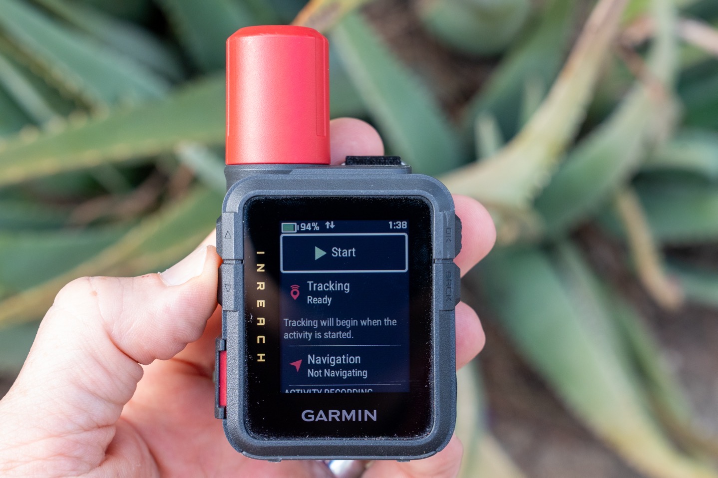Garmin inReach StartTracking.