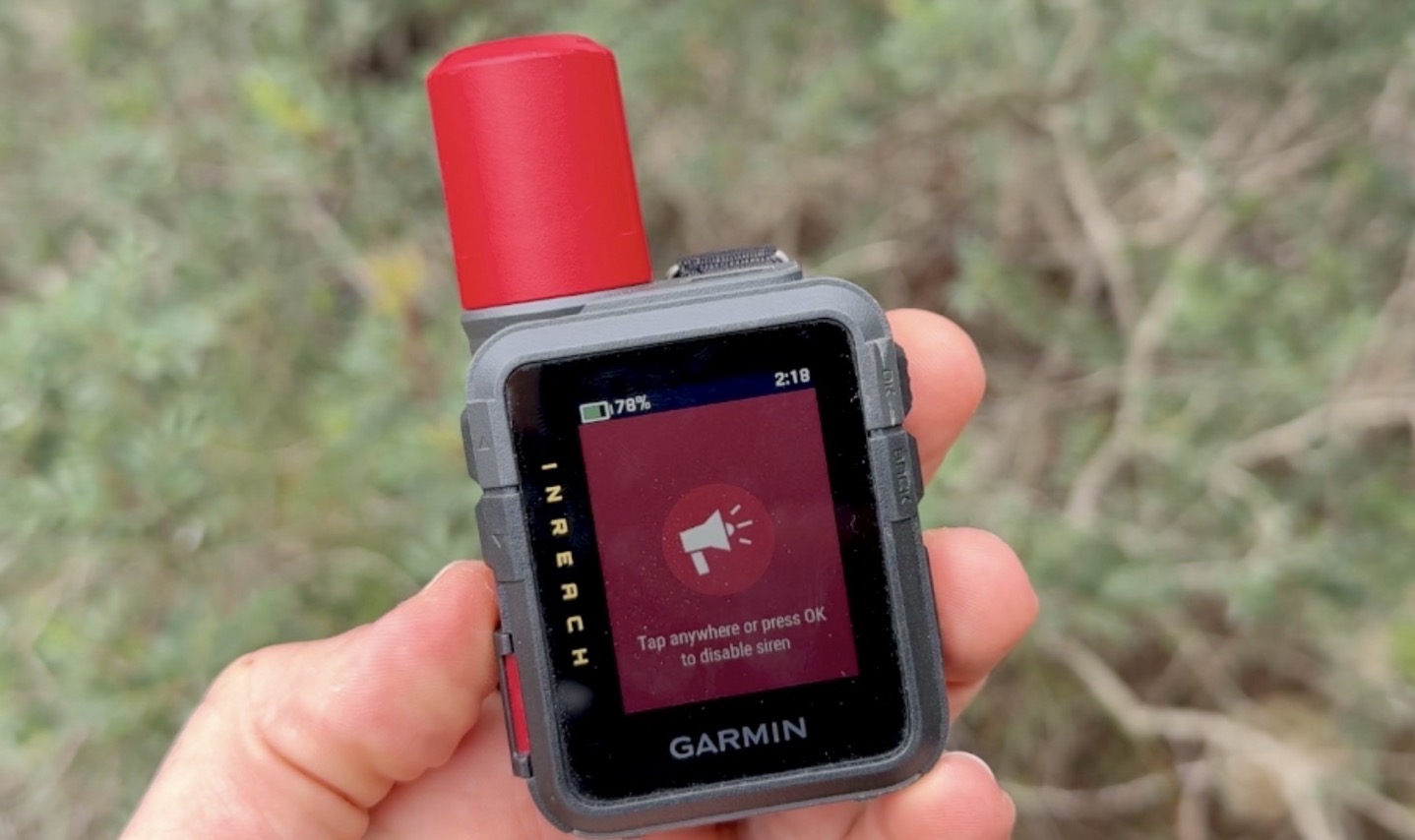 Garmin inReach3MiniPlusSiren.