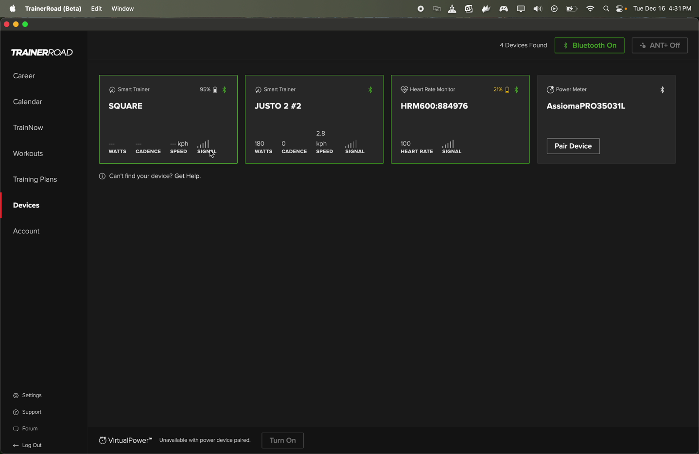 TrainerRoad EliteSquare.