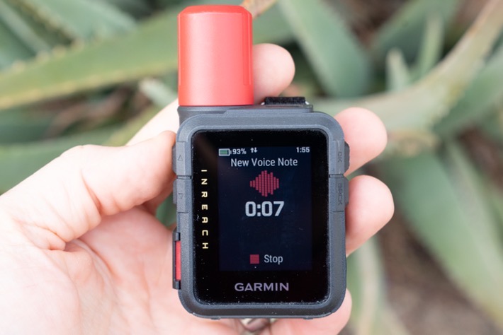 InreachMini3 VoiceNotes2.