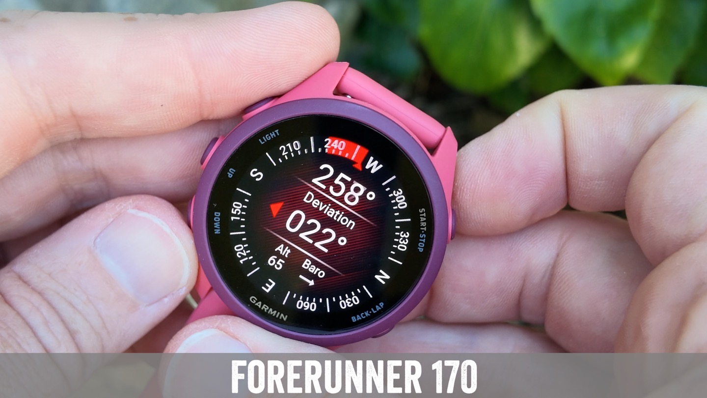 Garmin FR70 170 Comparison Comapss.