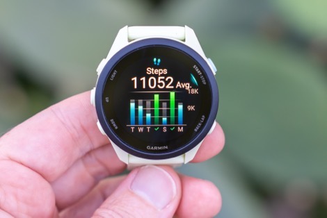 Garmin FR70 Steps3.
