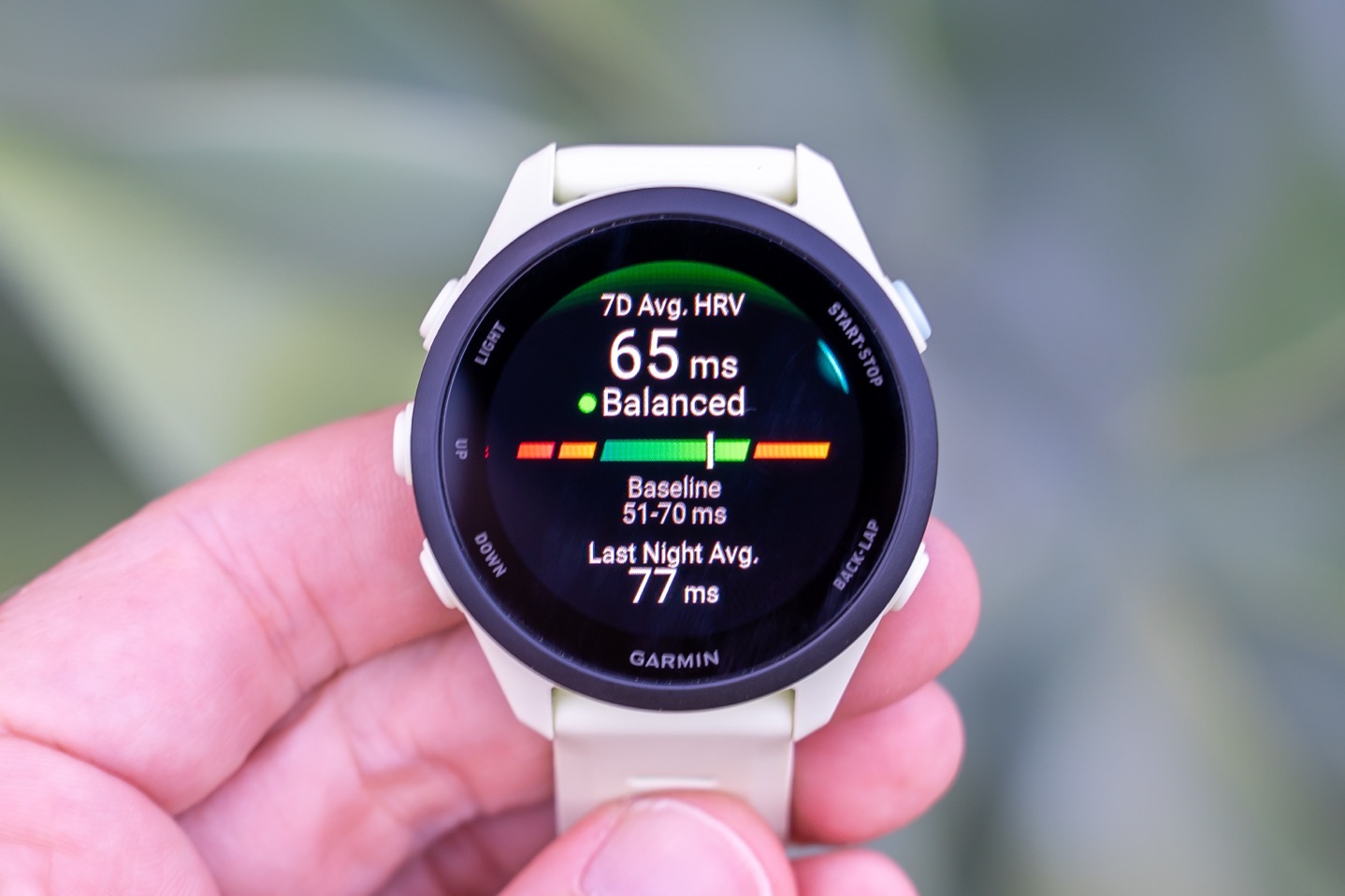 Garmin HRVStatusOverall.