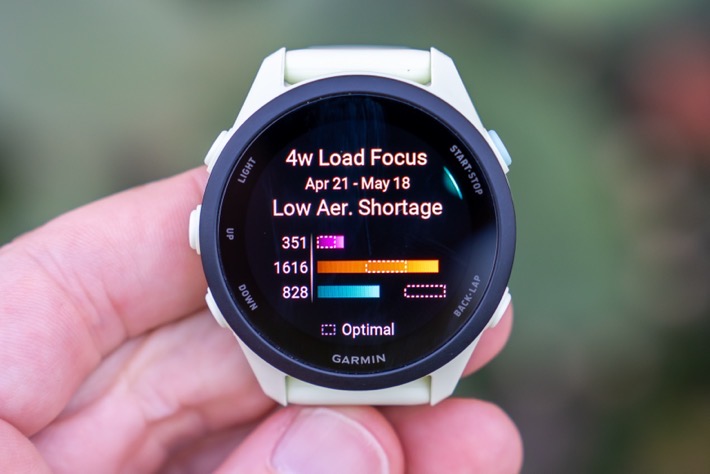GarminFR70 LoadFocus.