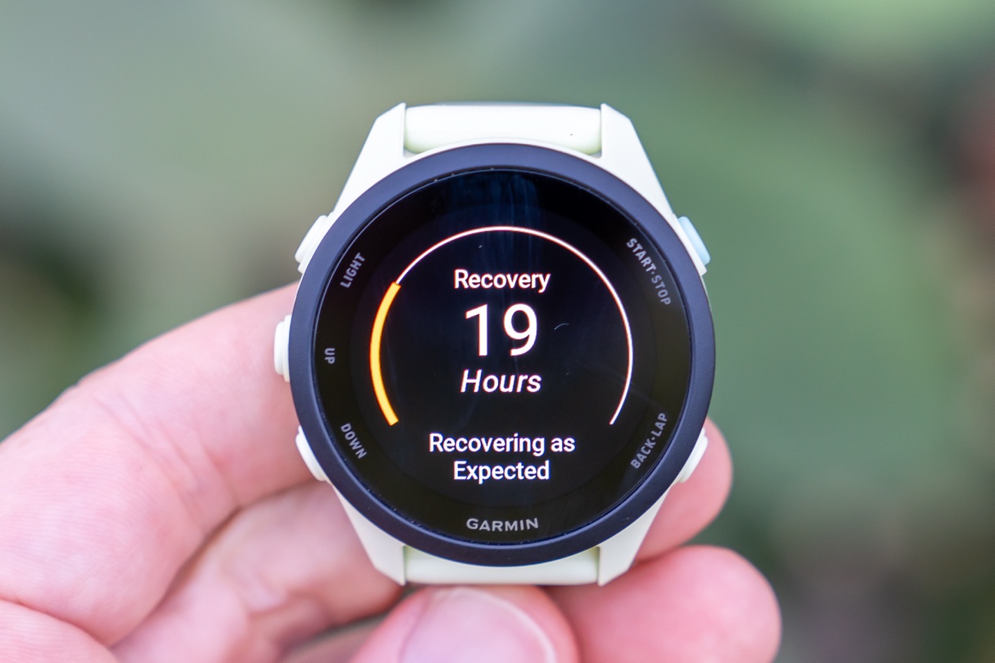 GarminFR70 RecoveryTime.